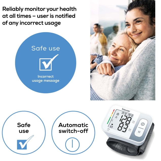 BEURER - Wrist Blood Pressure Monitor (BC28) - Cardiac X Blood Pressure Monitor