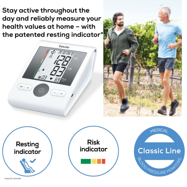 BEURER - Bluetooth Upper Arm Blood Pressure Monitor (BM28) - Cardiac X Blood Pressure Monitor