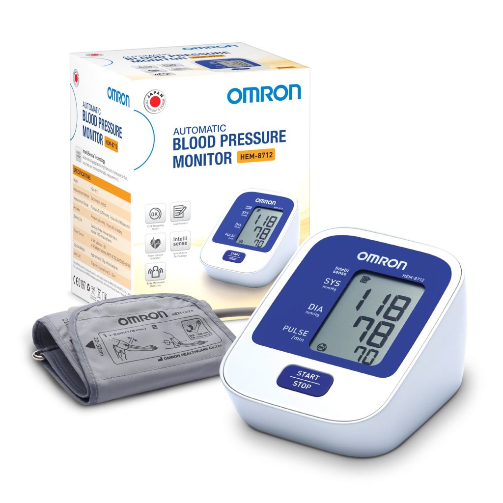 OMRON Automatic Blood Pressure Monitor HEM-8712 (AU) - Cardiac X Blood Pressure Monitor