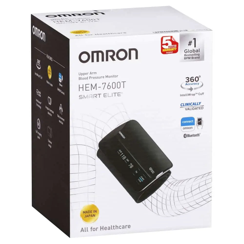 OMRON Automatic Blood Pressure Monitor HEM7600T ELITE - Cardiac X Blood Pressure Monitor