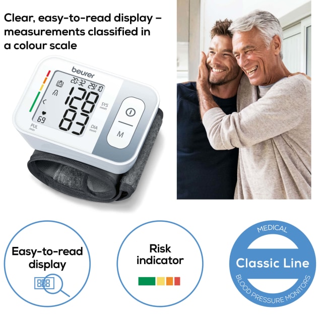BEURER - Wrist Blood Pressure Monitor (BC28) - Cardiac X Blood Pressure Monitor