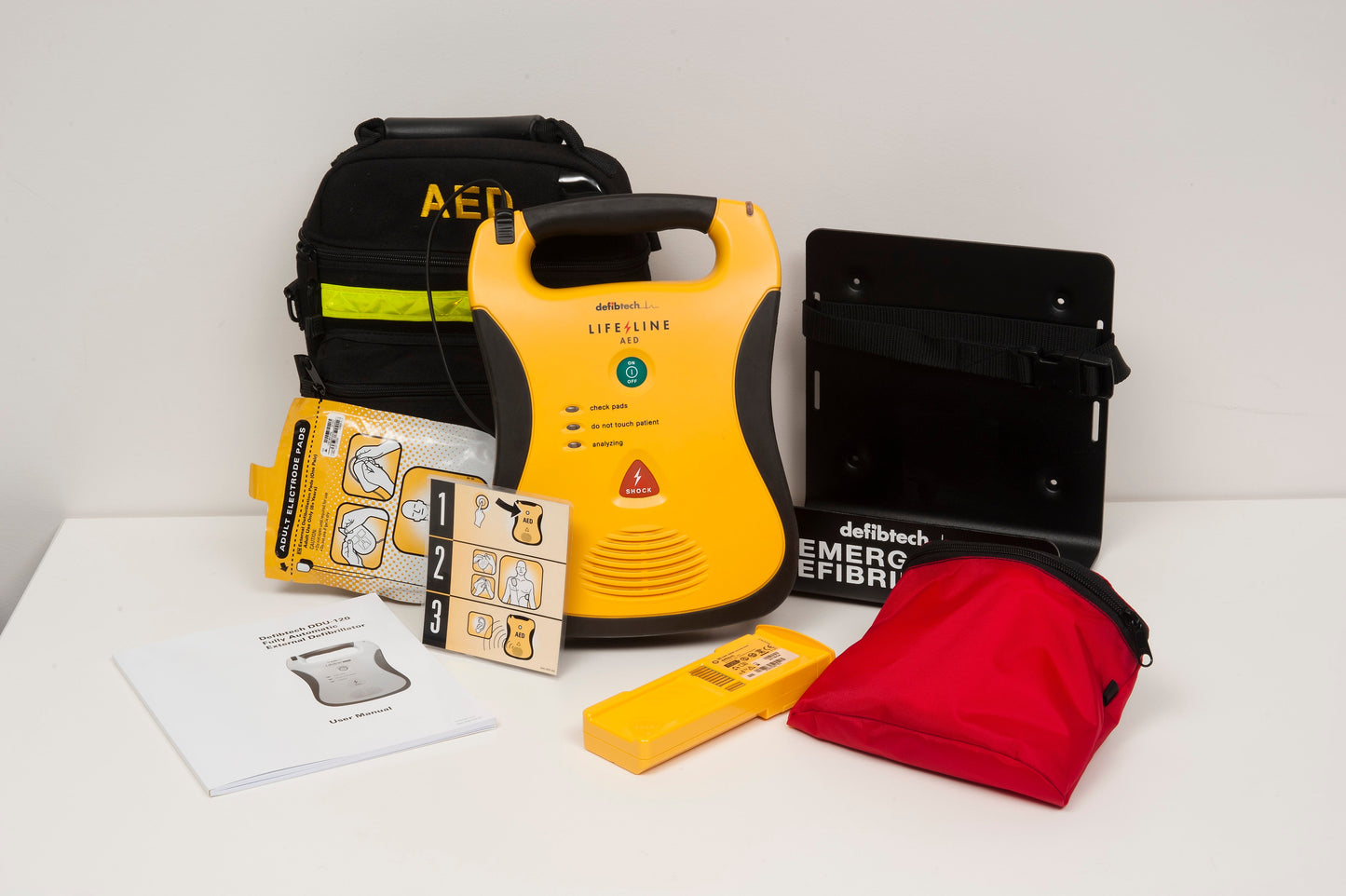 DEFIBTECH Lifeline Semi Automatic Defibrillator AED - Cardiac X Automated External Defibrillator