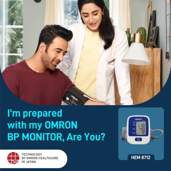 OMRON Automatic Blood Pressure Monitor HEM-8712 (AU) - Cardiac X Blood Pressure Monitor
