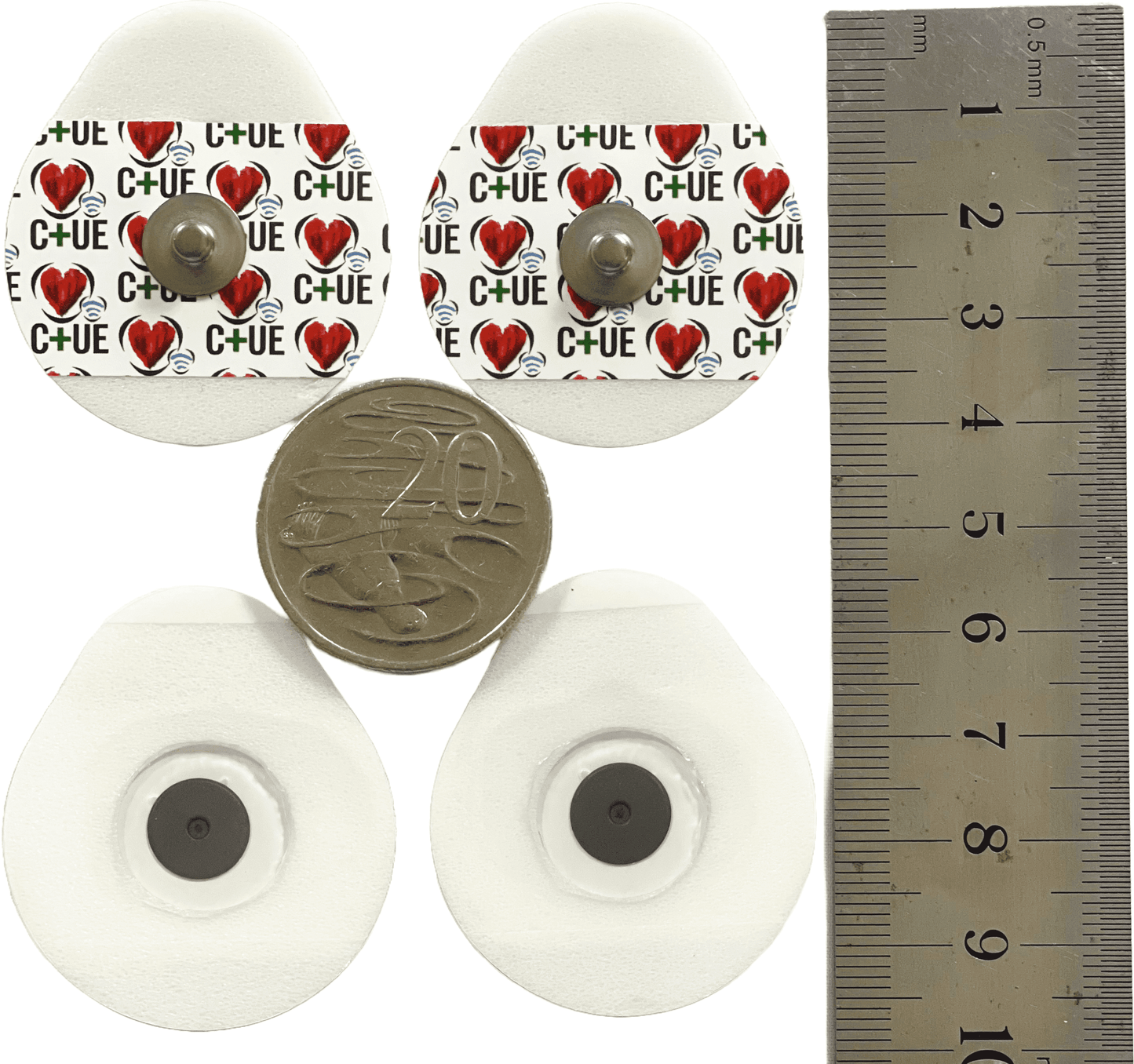 ECG Electrodes Tear Drop 35x40mm Foam - Cardiac X ECG Electrodes