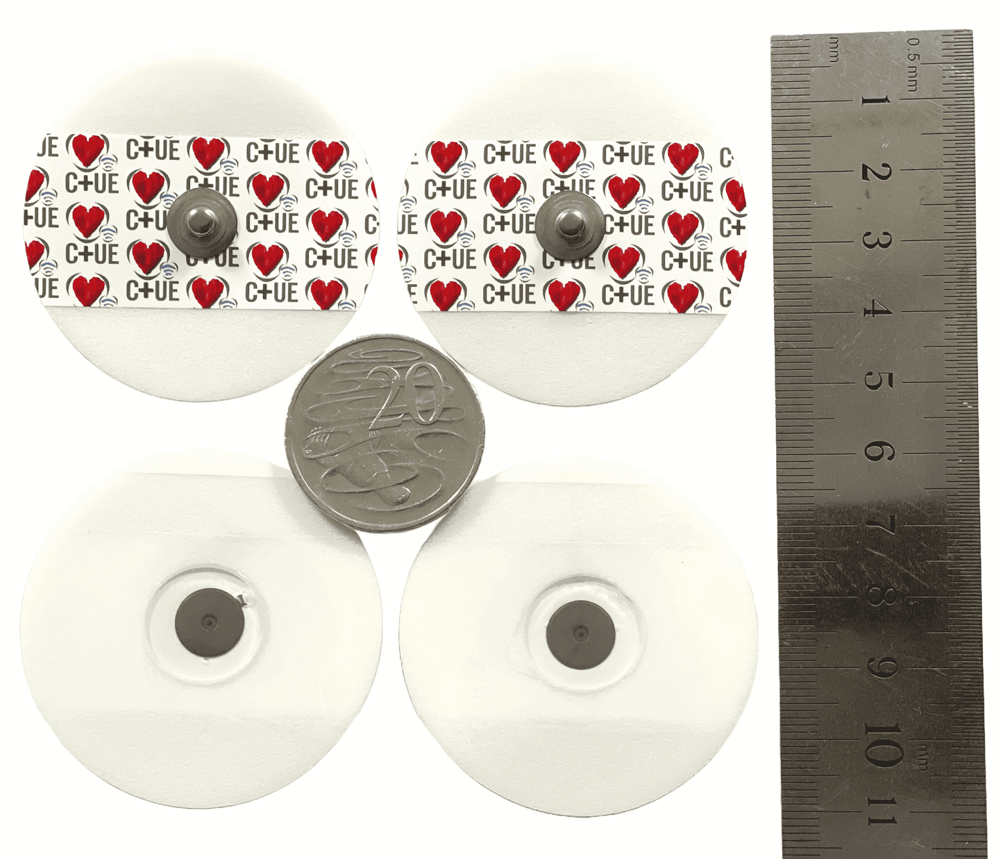 ECG Electrodes Round 50mm Foam - Cardiac X ECG Electrodes