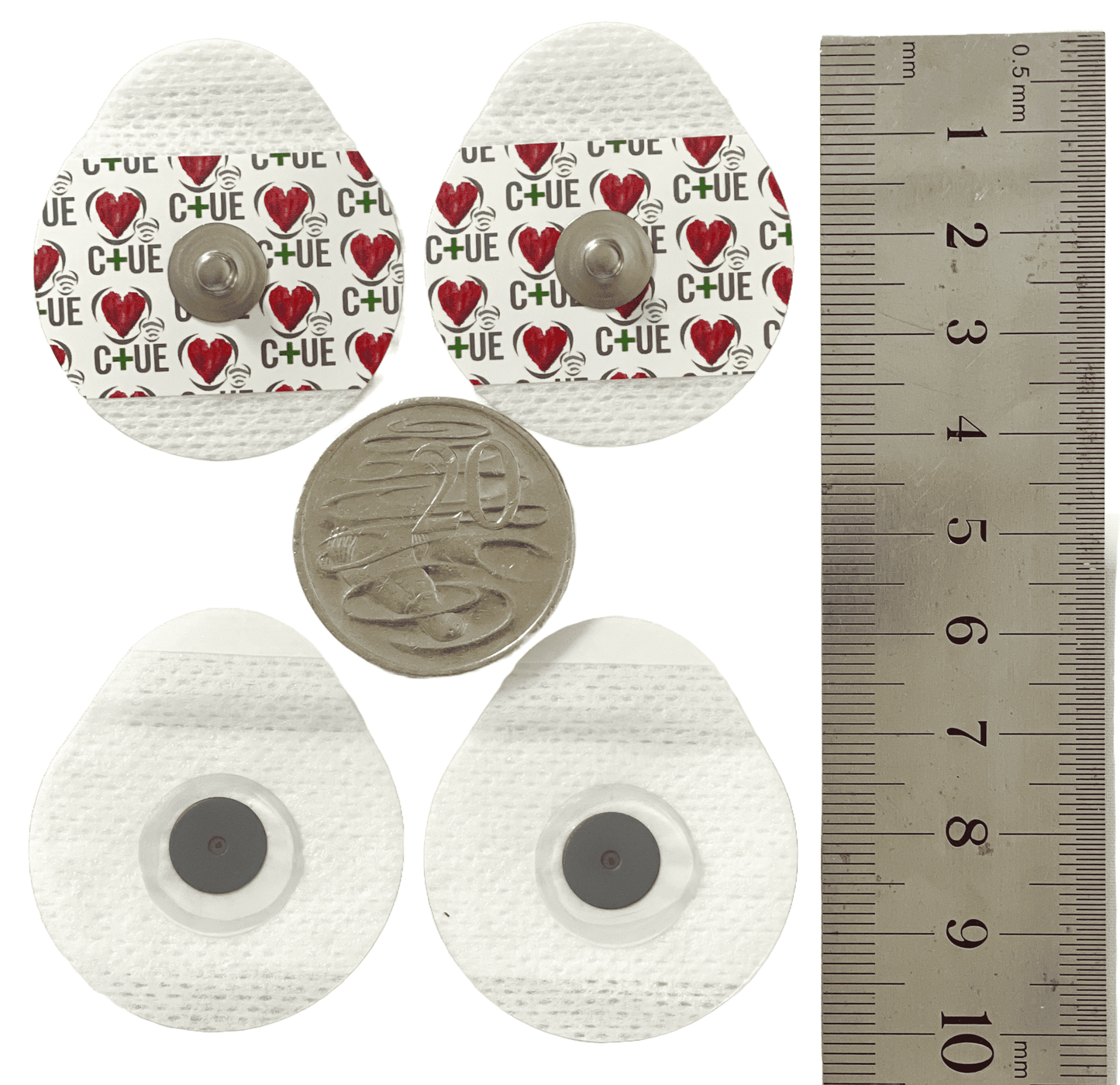 ECG Electrodes Tear Drop 35x40mm Non-woven - Cardiac X ECG Electrodes