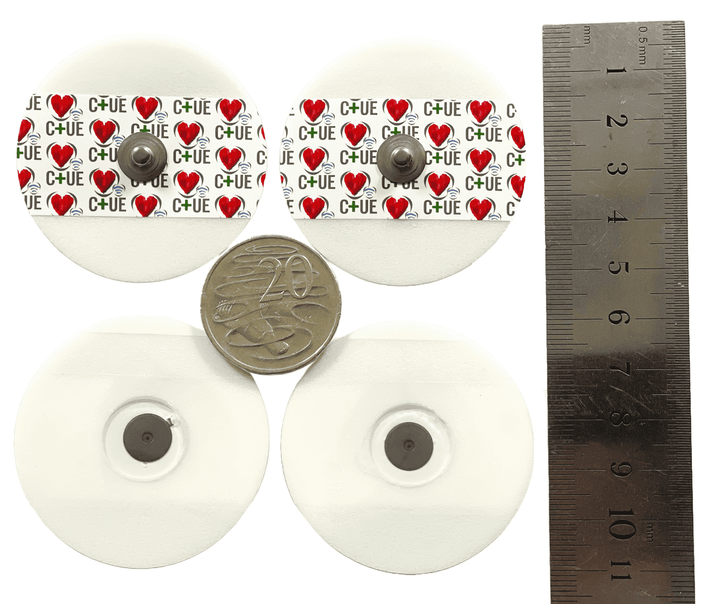 ECG Electrodes Round 40mm Foam. - Cardiac X ECG Electrodes