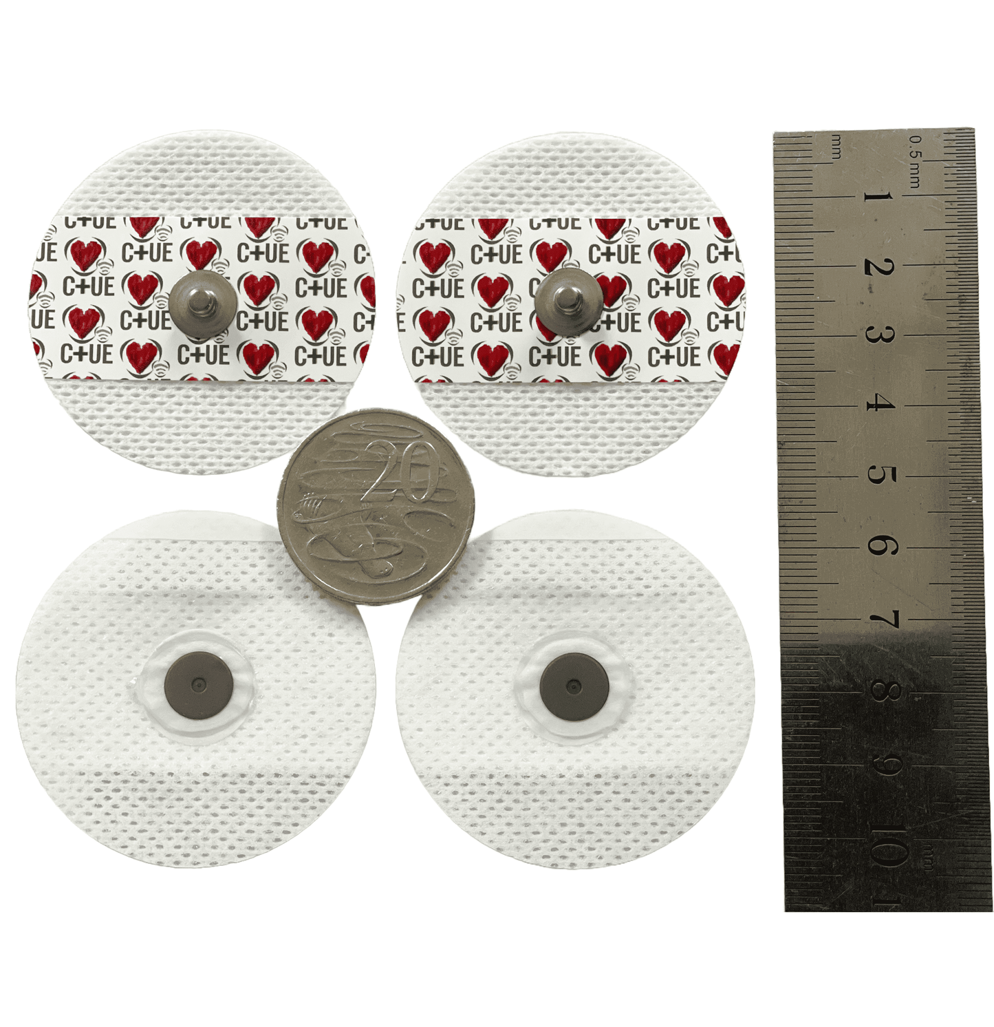 ECG Electrodes Round 50mm Non-woven - Cardiac X ECG Electrodes