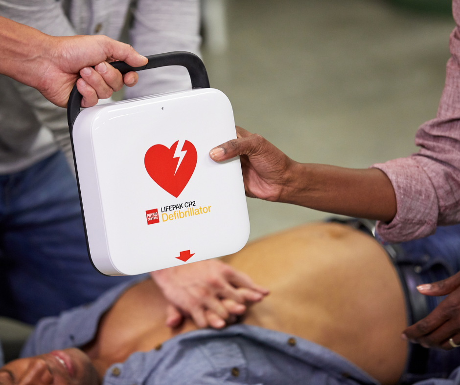 LIFEPAK CR2 Essential Fully-Automatic AED Defibrillator with Wi-Fi