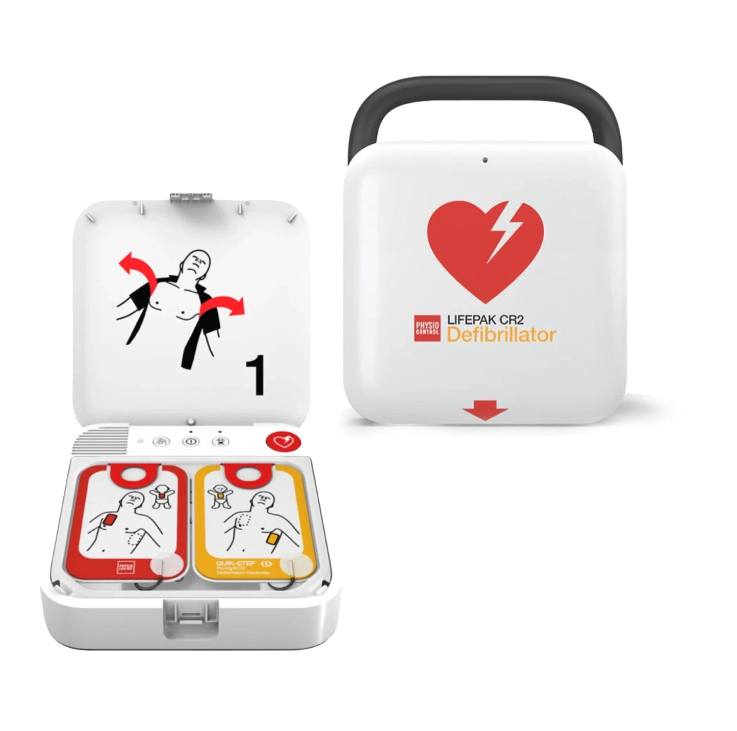 LIFEPAK CR2 Essential Fully-Automatic AED Defibrillator with Wi-Fi