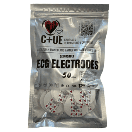 ECG Electrodes Round 50mm Foam - Cardiac X ECG Electrodes