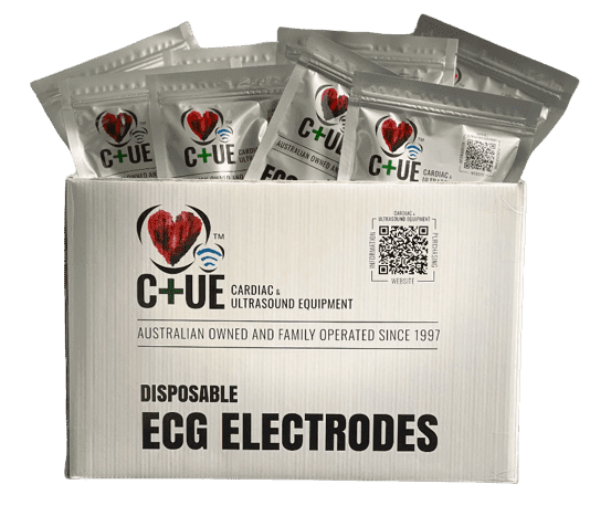 ECG Electrodes Tear Drop 35x40mm Non-woven - Cardiac X ECG Electrodes
