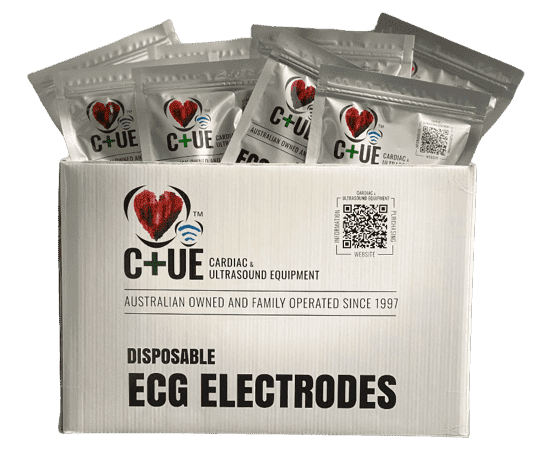 ECG Electrodes Tear Drop 35x40mm Foam, Non-Metal, Radiology suitable - Cardiac X ECG Electrodes