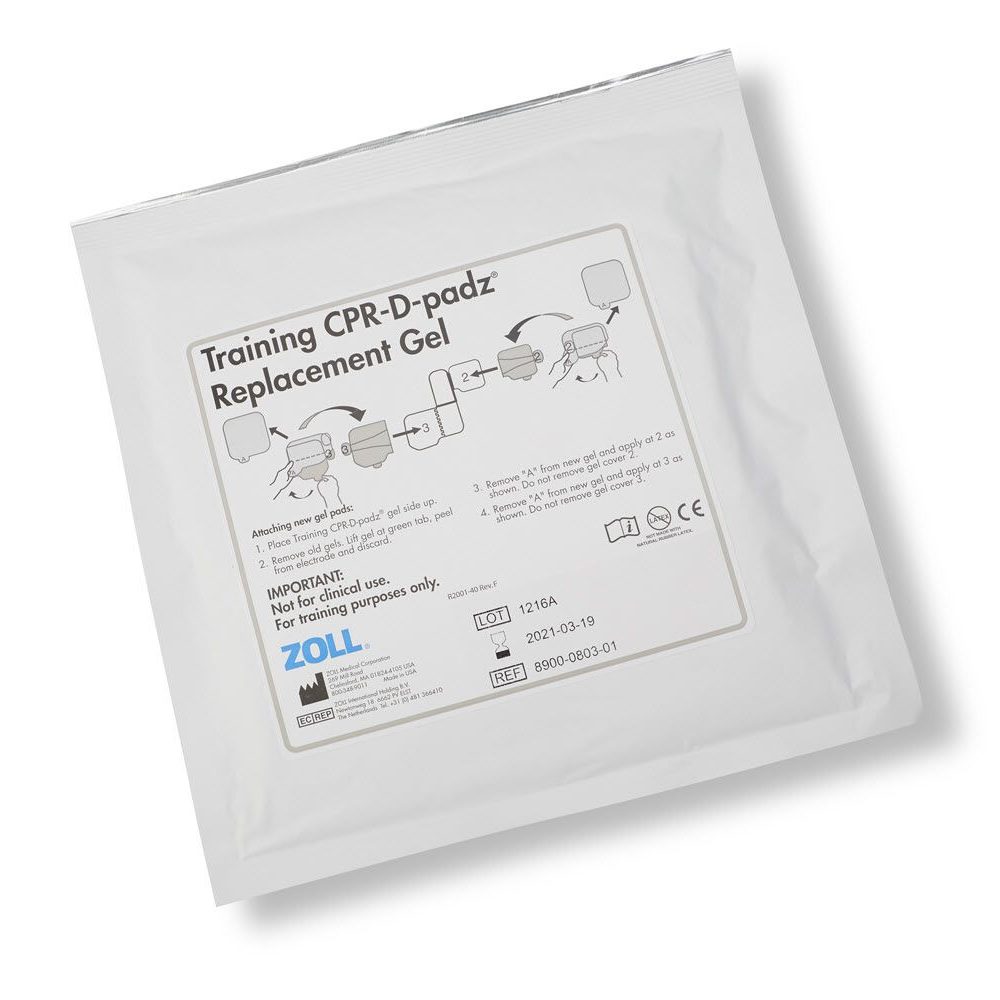ZOLL Replacement Adhesive Gels for CPR-D Training Electrodes