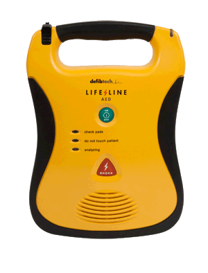 DEFIBTECH Lifeline Semi Automatic Defibrillator AED - Cardiac X  Automated External Defibrillator 