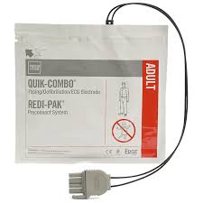 LIFEPAK Quik-Combo Redi-Pak Electrodes - Adult (For LP1000, LP12, LP15, LP20E0)